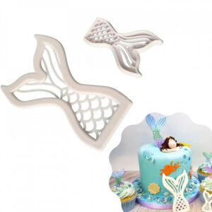 Mermaid Tail Cutting Mould Set of 2