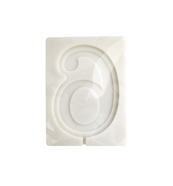 Number Six Silicone Mould