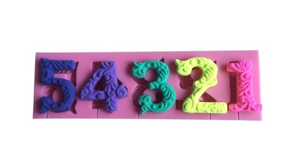 Numbers Silicone Mould