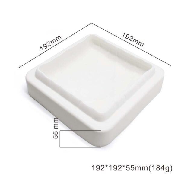 Pillow Design Mousse Cake Silicone Mould Size