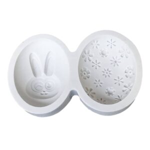 Rabbit Egg Shape 3D Silicone Mould