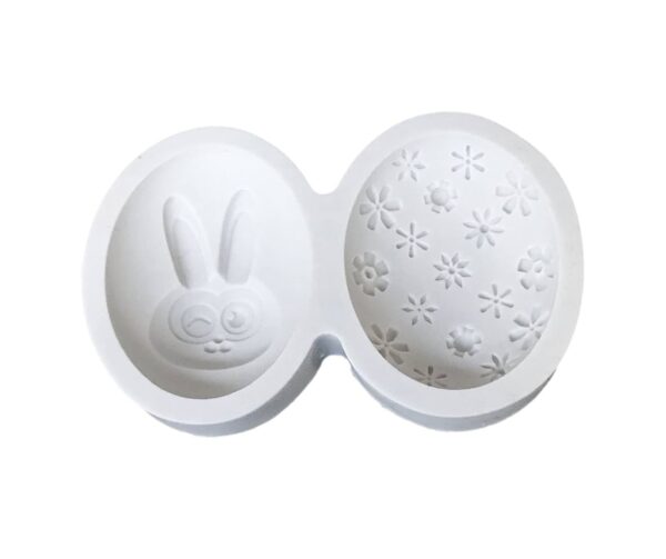 Rabbit Egg Shape 3D Silicone Mould