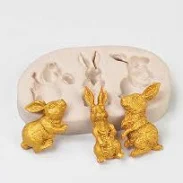 Rabbits Shape Silicone Mould