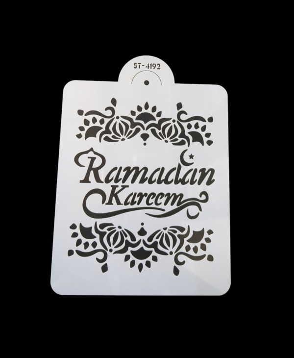 Ramadan Kareem Stencil