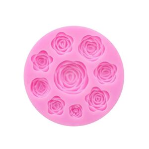 Small Roses 3D Shape Fondant Silicone Mould