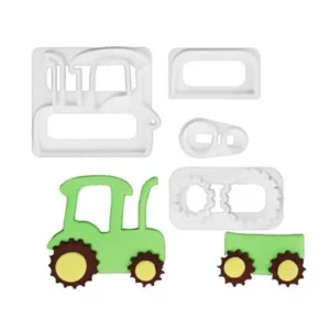 Tractor Design Shaped Cookie Fondant Cutter