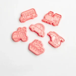 Vehicles Shape Cookie Cutter Set of 6