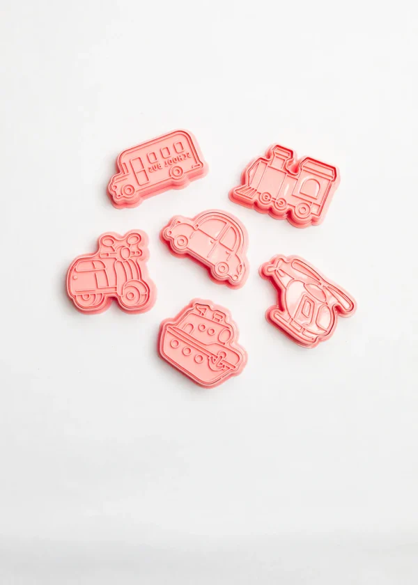 Vehicles Shape Cookie Cutter Set of 6