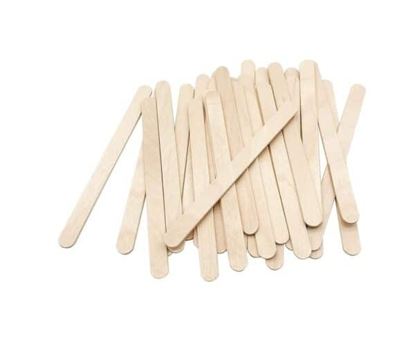 Ice cream sticks wooden