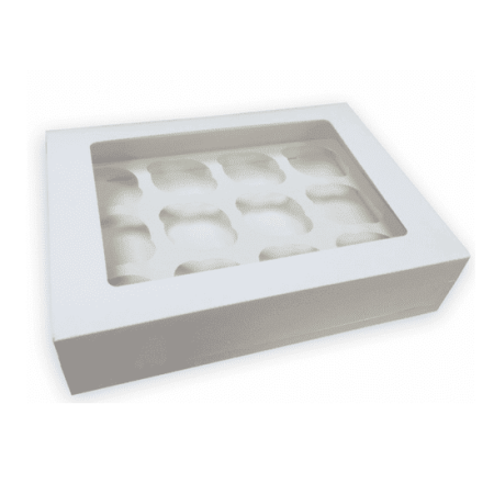 12 Pieces Cupcake Box