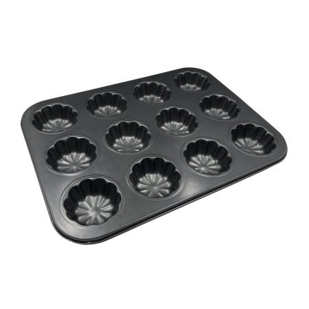 12 Holes Flower Shape Muffin Tray