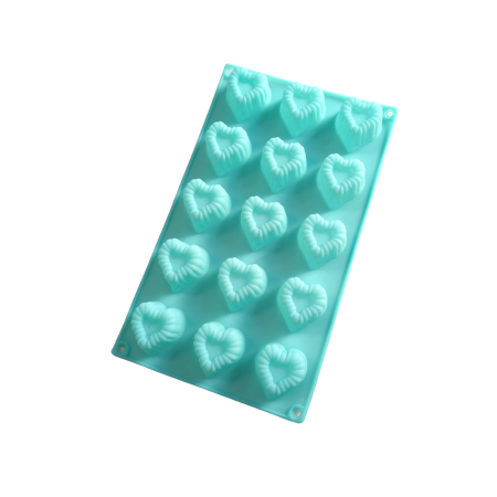 15 Cavity Heart Shaped Chocolate Silicone Mould