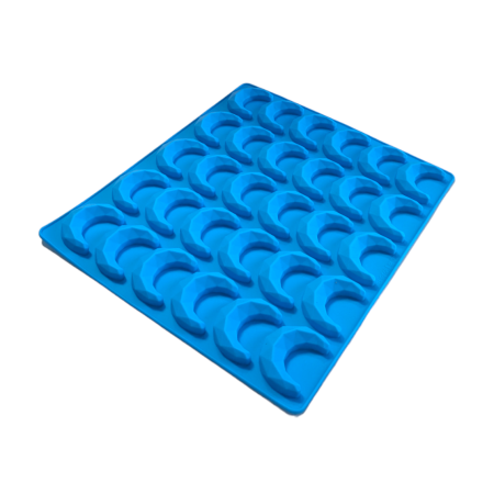 30-Disk Crescent Moon Shaped Silicone Mould