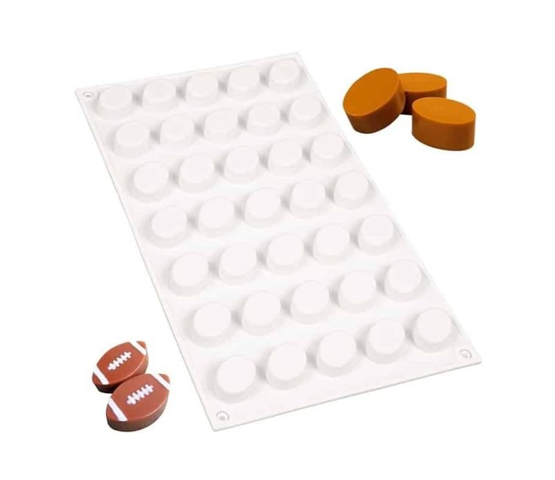 35 Cavity Hard Candy Shape Chocolate, Jelly Silicone Mould 1pc