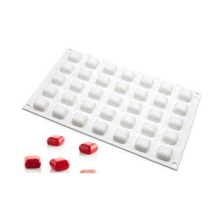 35 Cavity Small Stone Shape Chocolate, Jelly, Candy Silicone Mould 1pc