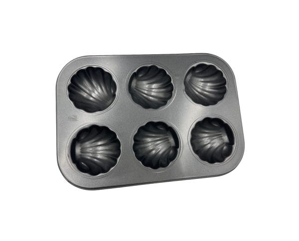 6 Holes Shell Shaped Muffin Tray - Image 2