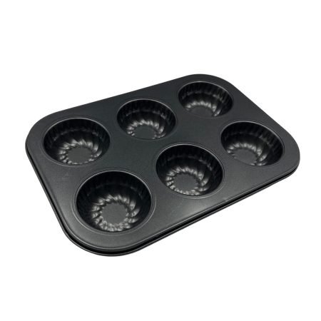 6 Holes Flower Shape Muffin Tray