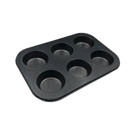 6 Holes Plain Muffin Tray