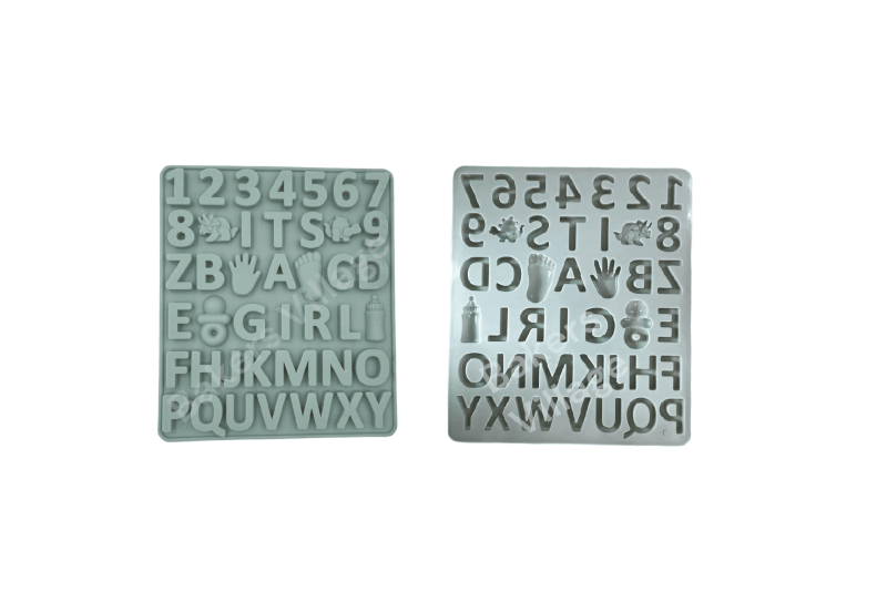 Alphanumeric Silicone Mould