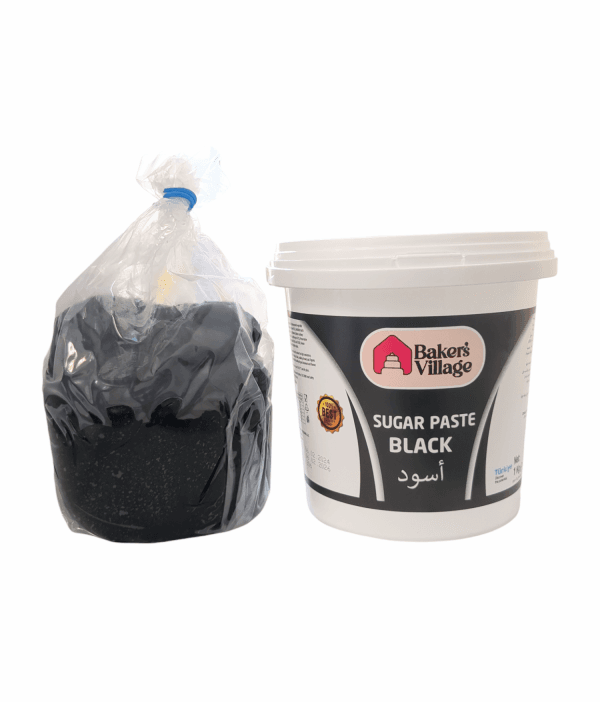 Bakers Village Black Fondant Sugar Paste 500g