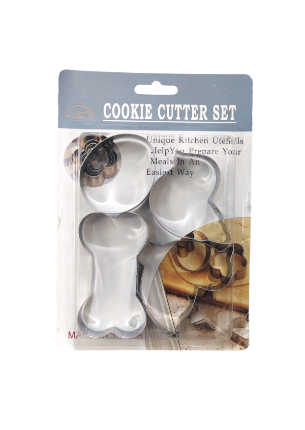 Bird, Bone, Egg Shaped Cookie Cutter Set