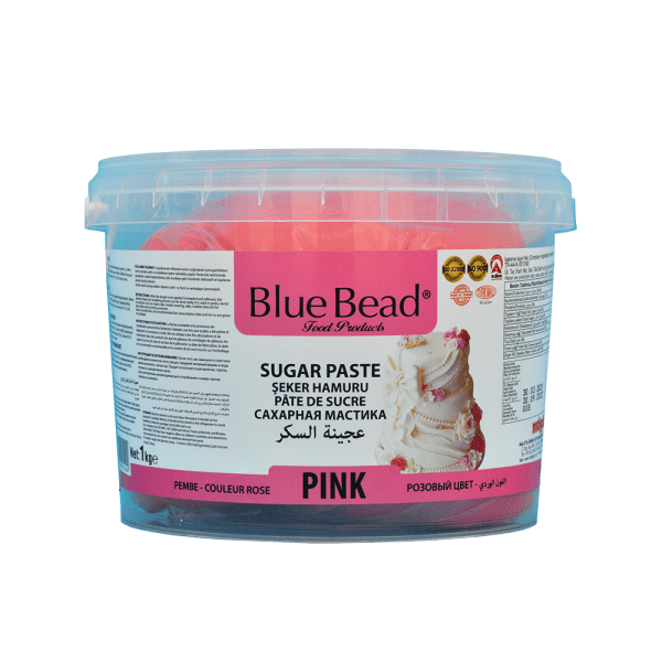 Blue Bead Pink Fondant / Sugar Paste 1 Kg