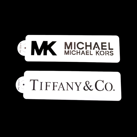 Brand Name Cake Lace Stencil