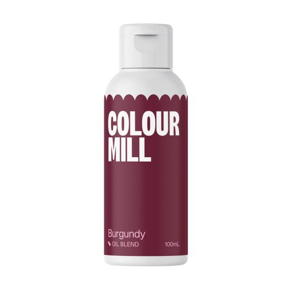 Colour Mill Oil Based Food Colour 100ml - Burgundy