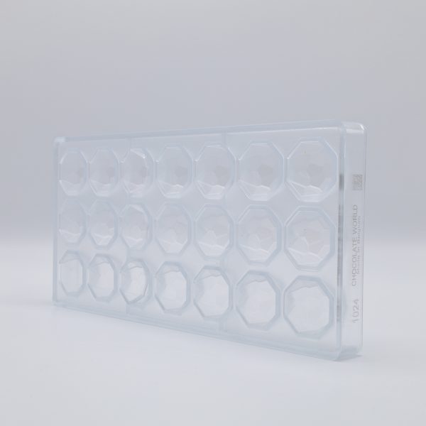 Chocolate World Polycarbonate Chocolate Mould Diamond CW1024 - Image 2