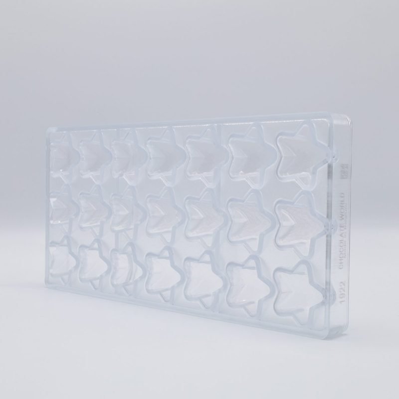 Chocolate World Polycarbonate Chocolate Mould Star Facet CW1922 - Image 2