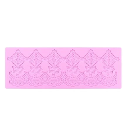Cake Decorating Lace Mat Silicone Mould Version-12  1pc
