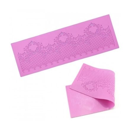 Cake Decorating Lace Mat Silicone Mould Version-8 1pc