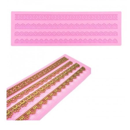 Cake Decorating Lace Mat Silicone Mould Version-9 1pc