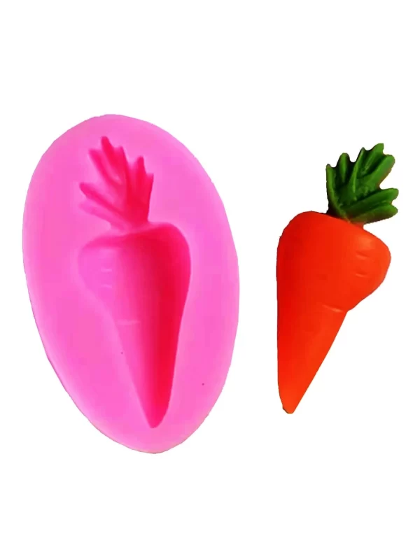 Carrot 3D Shape Silicone Fondant Mould
