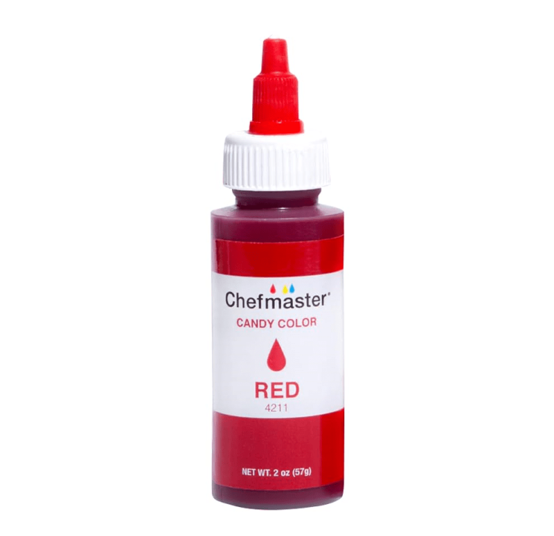 Chefmaster Candy Color 2 oz - Red 57ml