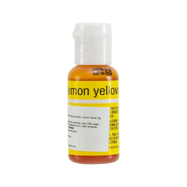 Chefmaster Liqua Gel - Lemon Yellow 20ml