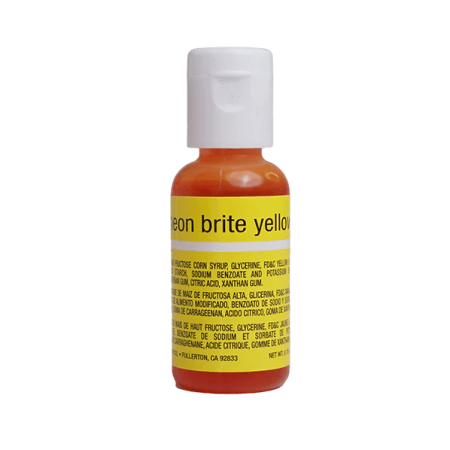 Chefmaster Liqua Gel - Neon Brite Yellow 20ml