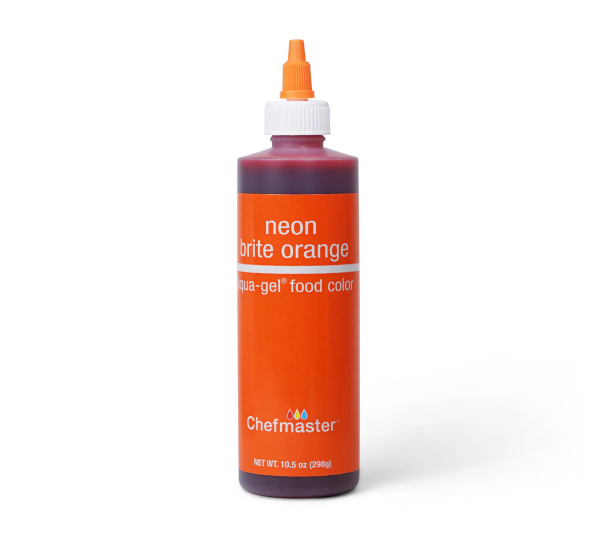 Chefmaster Liqua Gel - Neon Brite Orange 298ml