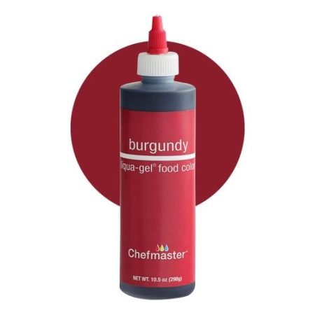 Chefmaster Liqua Gel - Burgundy 298ml