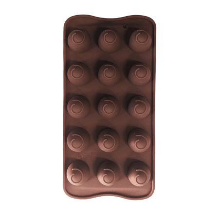 Pralinenform Choco Spiral Chocolate Silicone Mould
