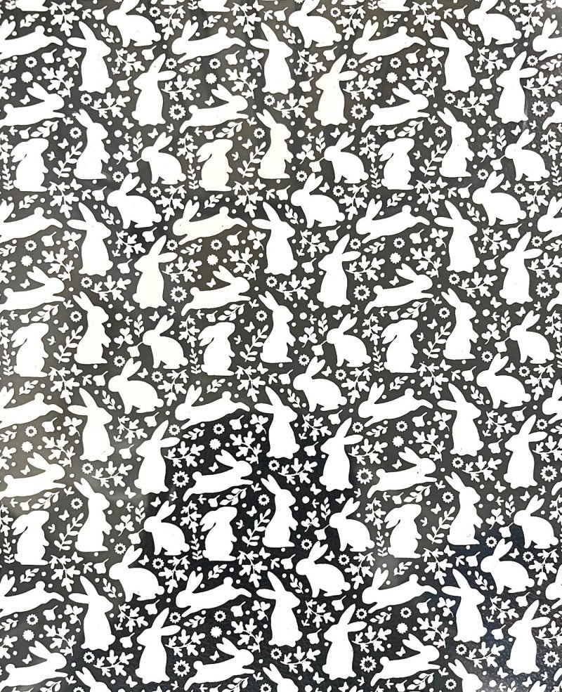 Chocolate Transfer Sheet A3 Bunny Design
