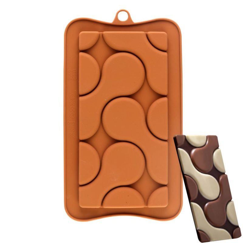 Circle Blocks Shaped Chocolate Silicone Mould
