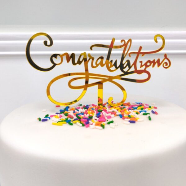 Congradulations Cake Topper