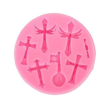 Crucifixion 3D Shape Silicone Fondant Mould