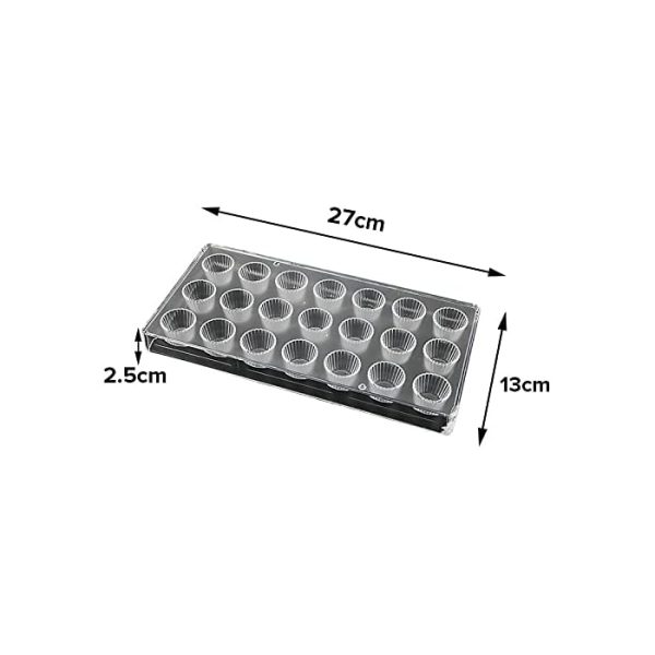 Cup Shape Polycarbonate Chocolate Mould - Image 2