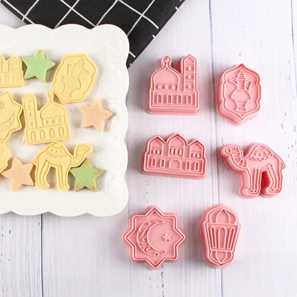 Eid Mubarak Cookie Cutter Set 8pcs - Image 2