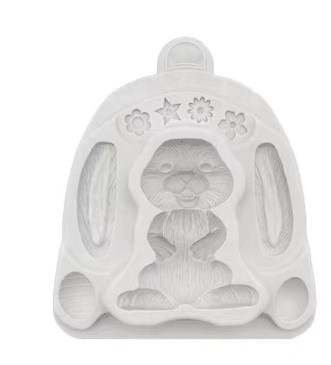 Funny Rabbit 3D Shape Silicone Fondant Mould