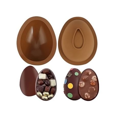 Easter Large Half Egg Shaped Chocolate Silicone Mould
