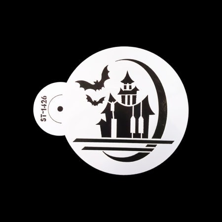 Halloween Cake Lace Stencil Version-23