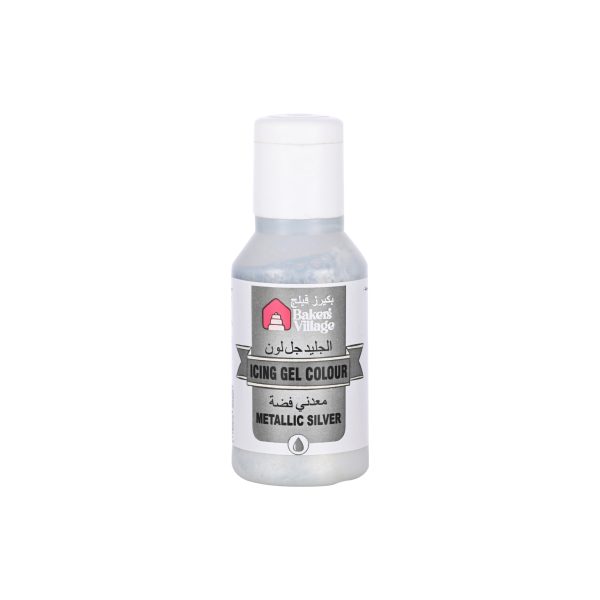 BV Icing Gel Colour 20ml - Metallic Silver